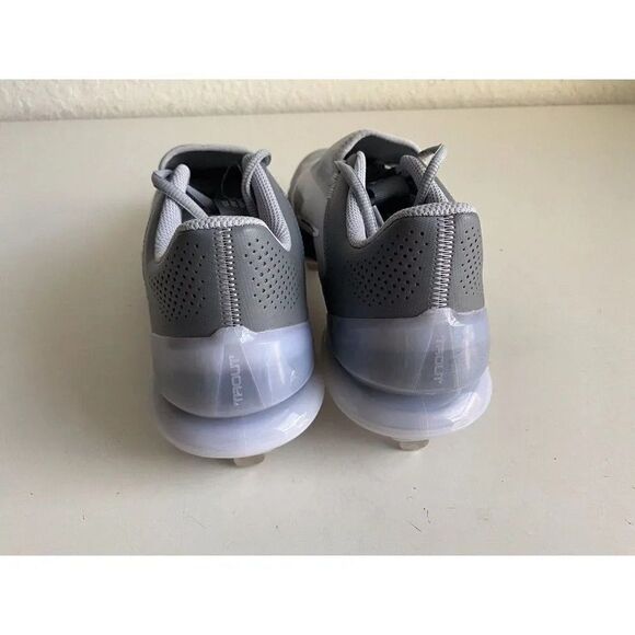 Nike Force Zoom Trout 8 Pro Metal Baseball Cleats Men’s Sz 8.5 Gray CZ5915-001 - Picture 4 of 10